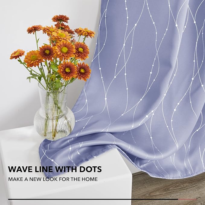 Deconovo Blackout Back Tab Curtains - Image 6