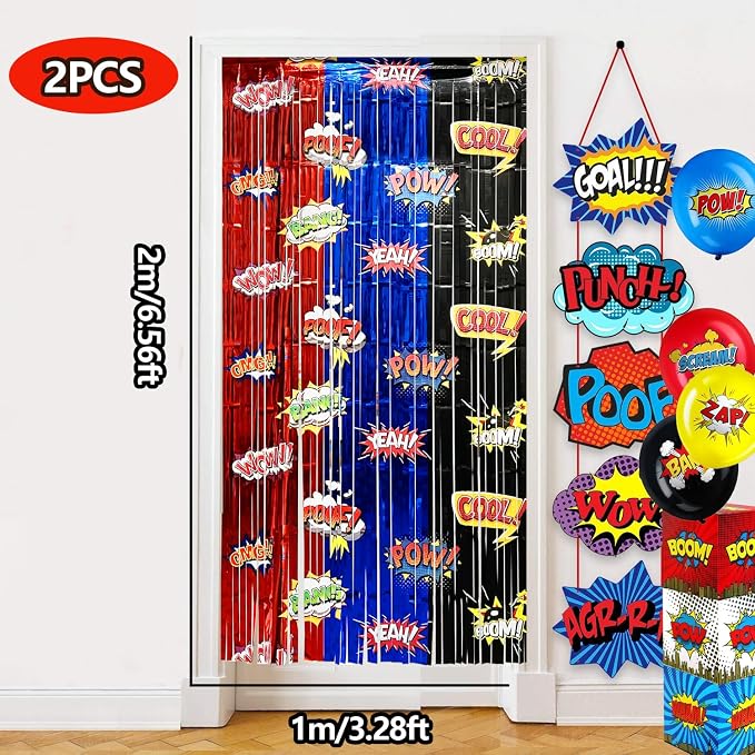 Red Black Blue Balloon Arch Garland Kit Birthday Party Decorations | Hero - Image 2