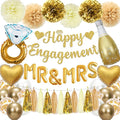 Gold Engagement Party Decorations Just Engaged Decorations Happy Engagement by Unknown