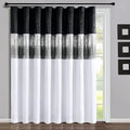 Lush Decor Night Sky Window Curtain Panel, Single 100"W x 84"L Black & White by LushDecor