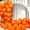 Firomi Small Orange Balloons 5-inch 100 Pack | Helium Shiny Orange Thicken by Firomi