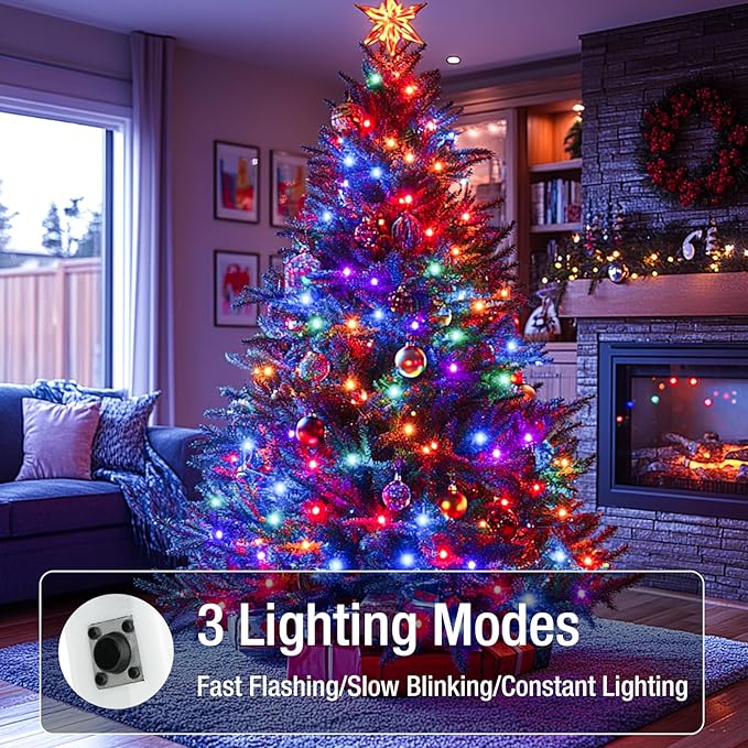 6 Pack Fairy Lights Battery Operated - 7ft 20 Led Twinkle Lights 3 Modes, Multi-Colored Bulk Mini String Lights Waterproof for Mason Jars Vases DIY Party Wedding Decoration Christmas