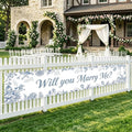 Will You Marry Me Banner Wedding Decor Banner Marriage Proposal Decorations | by WETDNGQI