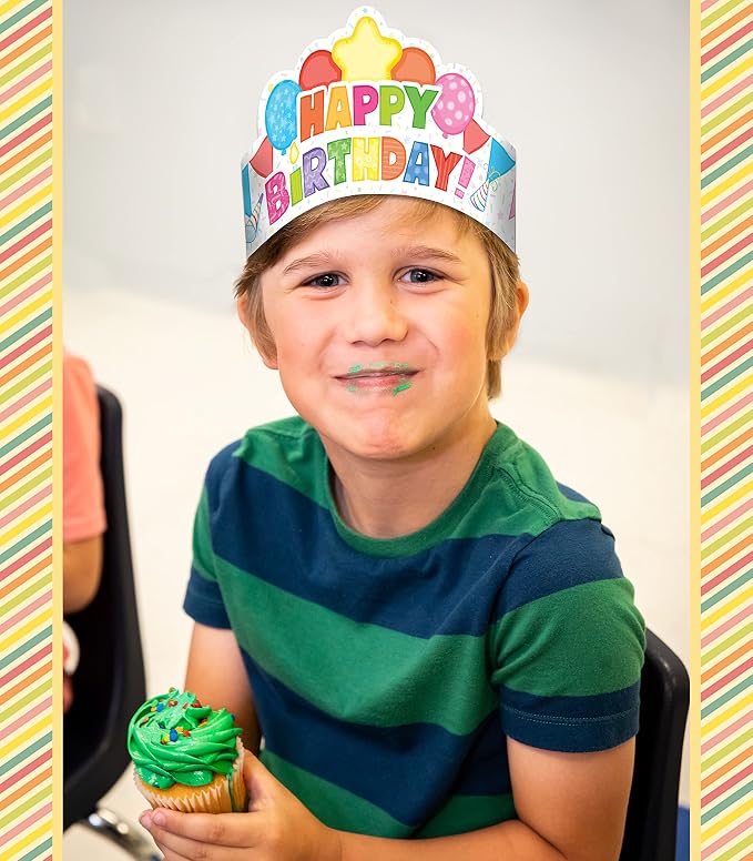 Carson Dellosa 30-Piece Birthday Crowns - Image 6