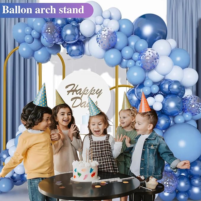 Hemmotop Metal Arch Backdrop Stand, 4FT | Easy to Assemble, Square Stable Base - Image 3