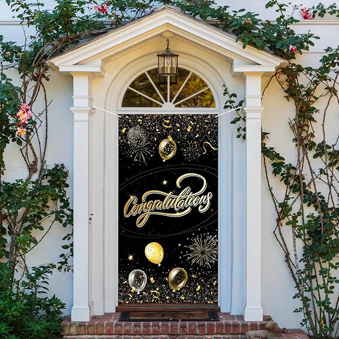 INNORU Congratulations Door Banner Decoration, Engagement Wedding Party Door - Image 5