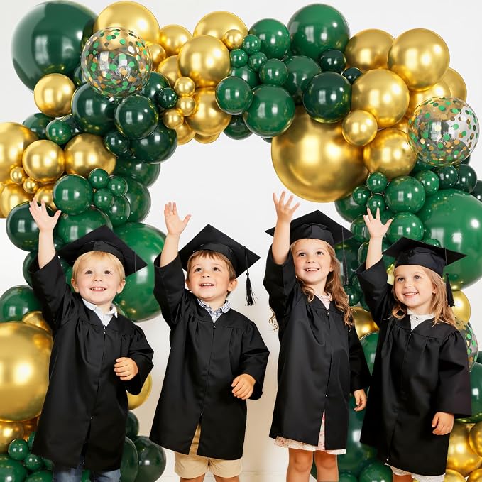 Ouddy Party 149Pcs Green and Gold Balloon Garland Kit Different Sizes 18 12 10 - Image 7
