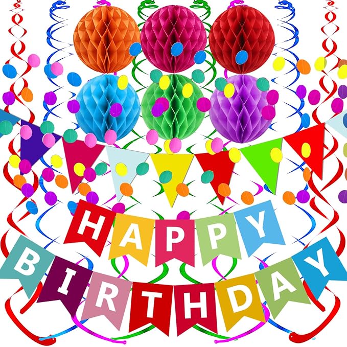 Fecedy Happy Birthday Banner by FECEDY