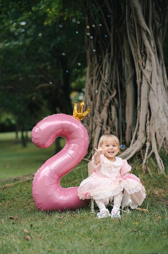40 inch Pink Number 5 Balloon - Image 6