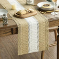 Artoid Mode Burlap Brown Farmhouse Woven Table Runner 12x60 Inch | Seasonal by ArtoidMode