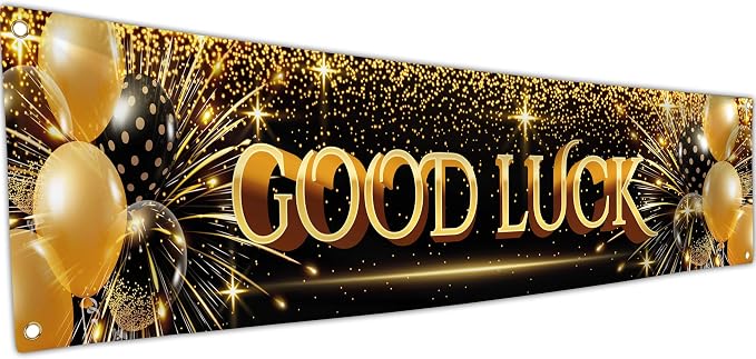 Good Luck Banner by Bravita