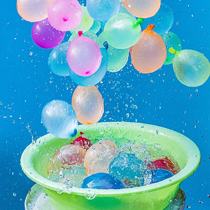 1700 Pack Water Balloons with Refill Hose Nozzle Eco-Friendly Latex Balloons - Image 2
