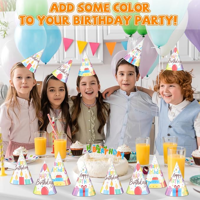 Lonfliness 32Pcs Colorful Party Hats - Image 6