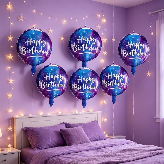 Happy Birthday Foil Balloon Set - Image 5