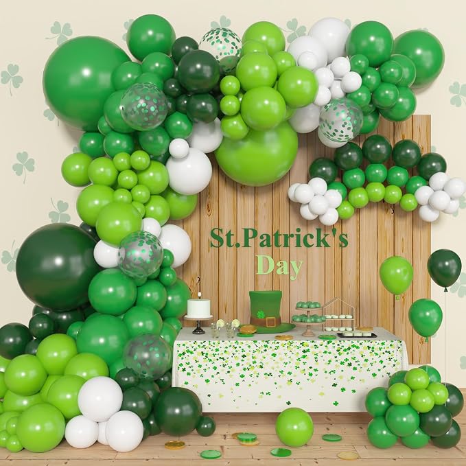 Amandir 153pcs Green Balloons Arch Garland Kit Different Sizes | 18 12 10 5 - Image 2