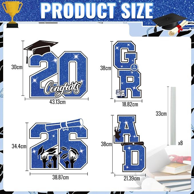 Graduation Yard Sign Class of 2026 Decorations - Image 2