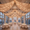 12 Panels Deep Champagne Ceiling Curtains by Unknown