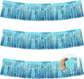 BEISHIDA Light Blue Fringe Garland Banner 30ft Wall Tinsel Foil Streamers | by Beishida