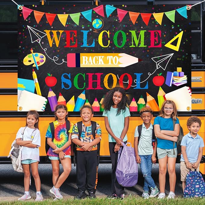 Welcome Back to School Banner for Back To School Decorations - Image 5