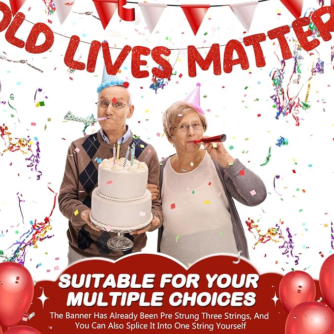 Fulmoon Pre Strung Banner 6.56 ft Funny Birthday Retirement Party Decorations - Image 5
