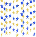 BEISHIDA Glitter Star Garland Banner Decor Blue Gold Hanging Decorations by Beishida