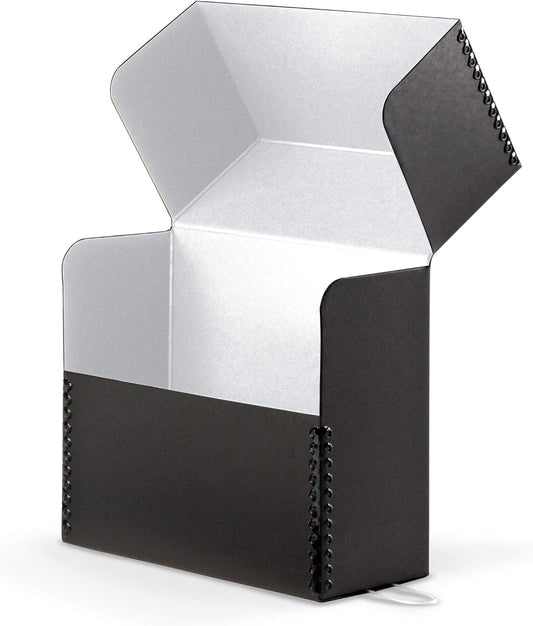 Gaylord Archival Black Flip-Top Document Storage Box - 5W x 15 1/4L x 10 1/4" H