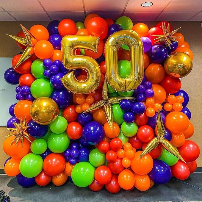 Gold 40 Number Balloons, 40 Inch Giant Number 40 Balloons Foil Mylar Helium - Image 7