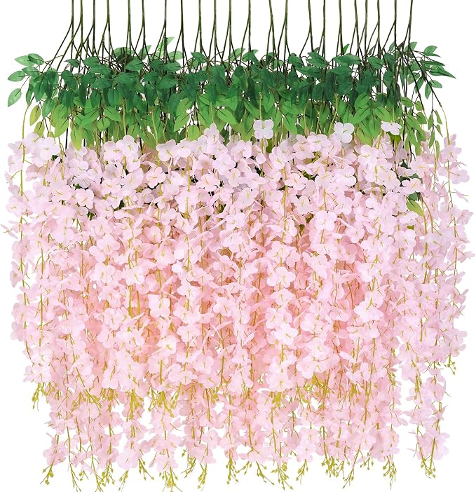 36 Pack Hanging Flowers by Waipfaru