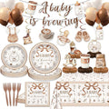 Coffee Baby Shower Decorations A Baby Is Brewing Party Supplies | Coffee Theme by Lecheme