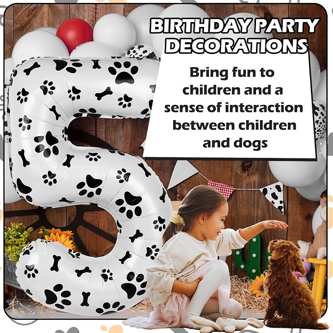 40 Inch Dog Foil Birthday Balloons - Image 5