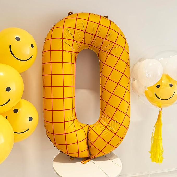 40 In Matte Yellow Number 5 Balloons Helium Foil Mylar Balloon Digital 5 | The - Image 5