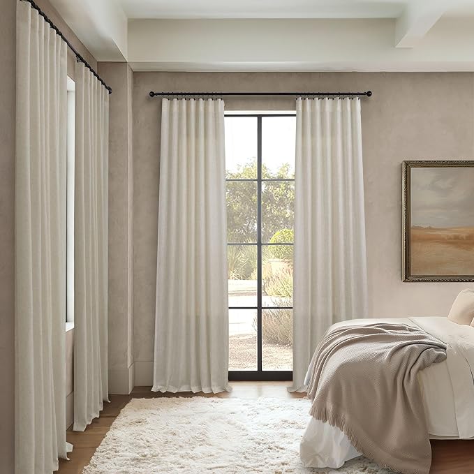 Flax Linen Curtains 96 Inches Long - Image 6