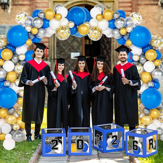 2026 Graduation Party Decorations, HYMENEX Set of 4 Graduation Boxes - Image 6
