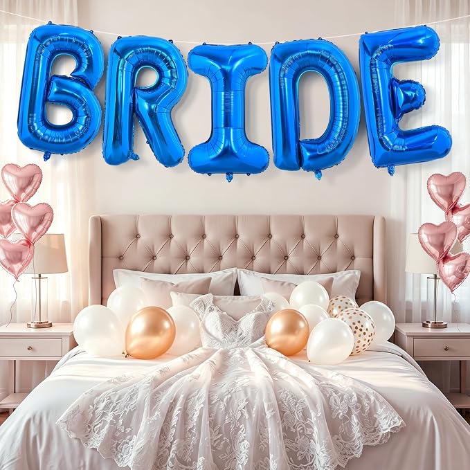 BRIDE Balloons Bachelorette, 40 Inch Foil Mylar, Helium-fillable, - Image 6