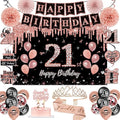 50Pcs 21st Birthday Decorations by Unknown