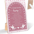 Pink Cielito Lindo A Message From the Bump Baby Shower Signs, Fiesta Wooden by Unknown