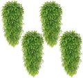 4Pcs Artificial Hanging Plants, Fake Willow Leaves Vines | UV Resistant Faux by Waipfaru