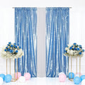 Eternal Beauty Baby Blue 3mm Sequin Backdrop 2x8 Ft 2 Pack Wedding | Dense by EternalBeauty