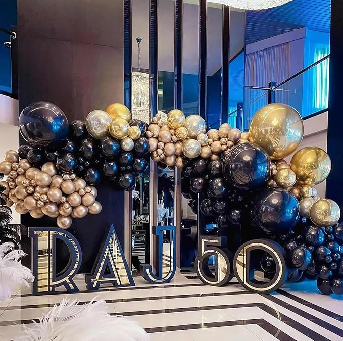 Black Balloons, Birthday Decoration, Wedding Party, Baby Shower Decorations - Image 5