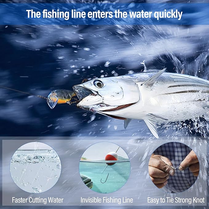 Clear Fishing Wire, Acejoz 656FT Fishing Line Clear Invisible Hanging Wire - Image 5
