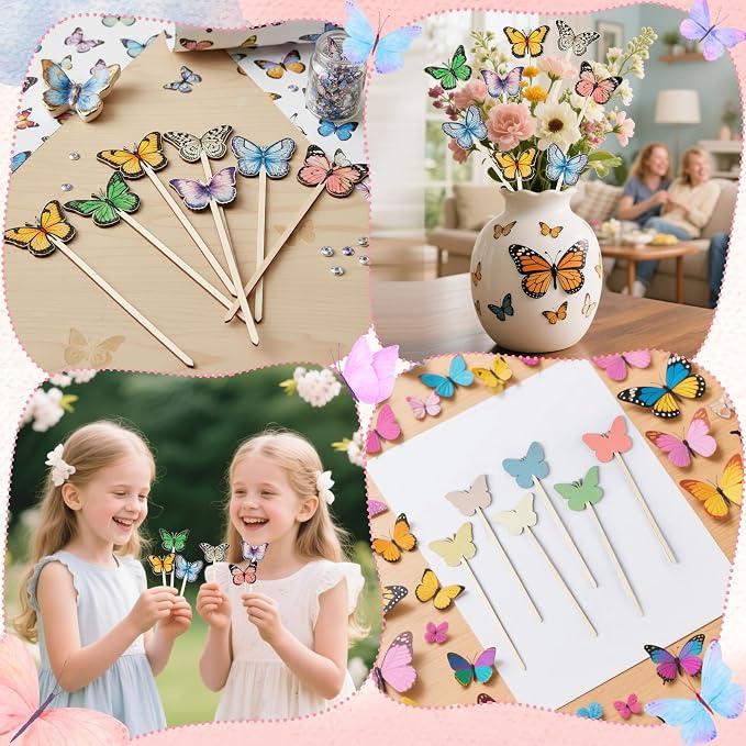 TICIAGA Butterflies Double-Sided Decorative Picks - Image 6