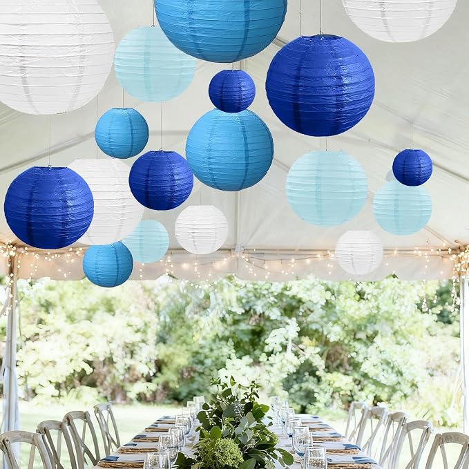 21Pcs Paper Lanterns - Image 2
