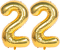 40 Inch gold Number Balloons 22 Helium Foil Mylar Balloon | Birthday Party by Exquisitehighqualitypartydecorationstomeetyoureveryneed%EF%BC%81