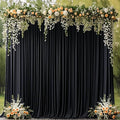 Asee'm Black Backdrop Curtains Drapes by Aseem