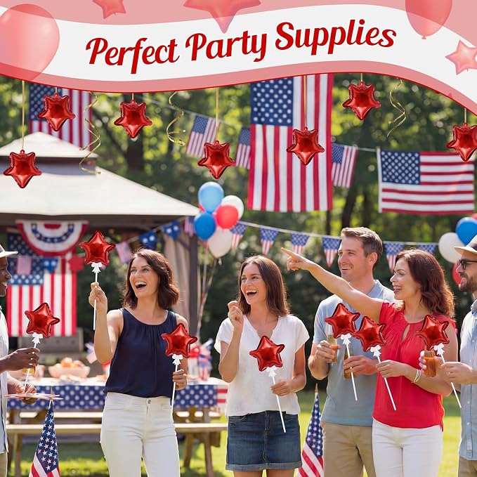 30 Pcs Mini Star Self Inflatable Balloons - Image 6