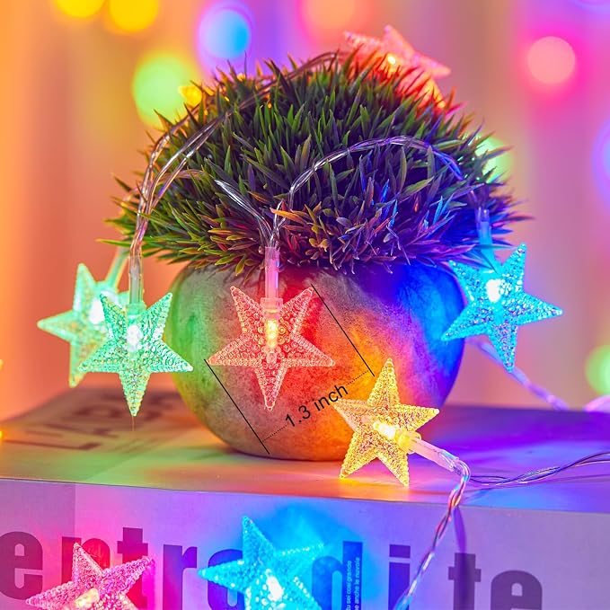 Minetom Star String Lights Battery Operated - Image 2