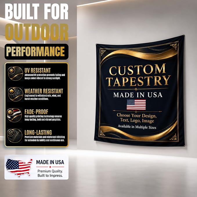 Custom wall Tapestry hanging by BCB Custom Wall Art Tapestry Printed in USA | - Image 4
