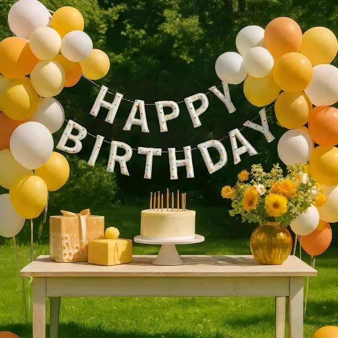 Pre-strung Happy Birthday Banner - Image 8