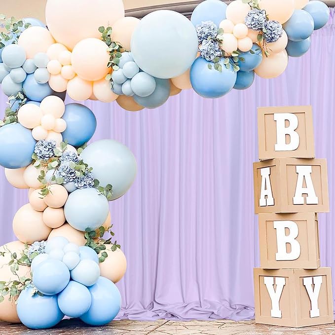 Purple Backdrop for Parties Wedding Lavender Backdrop Curtains Rod Pocket - Image 8