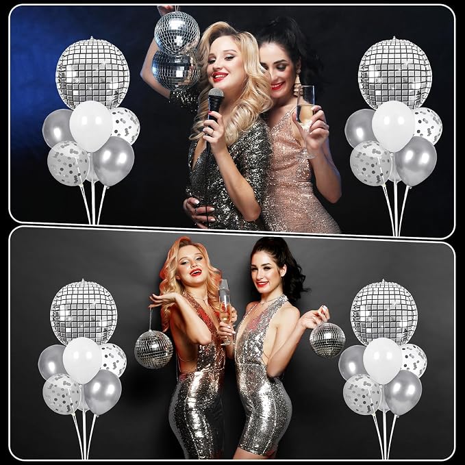 Disco Ball Balloons Stand Kit 2 Sets - Image 5